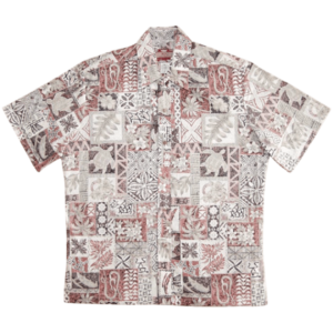 Tapa Honu Mosaic Reverse Red